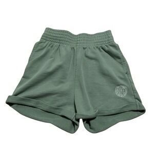 Nike Shorts Women's Small High Waist Fleece‎ Drawstring Athletic Running Gym